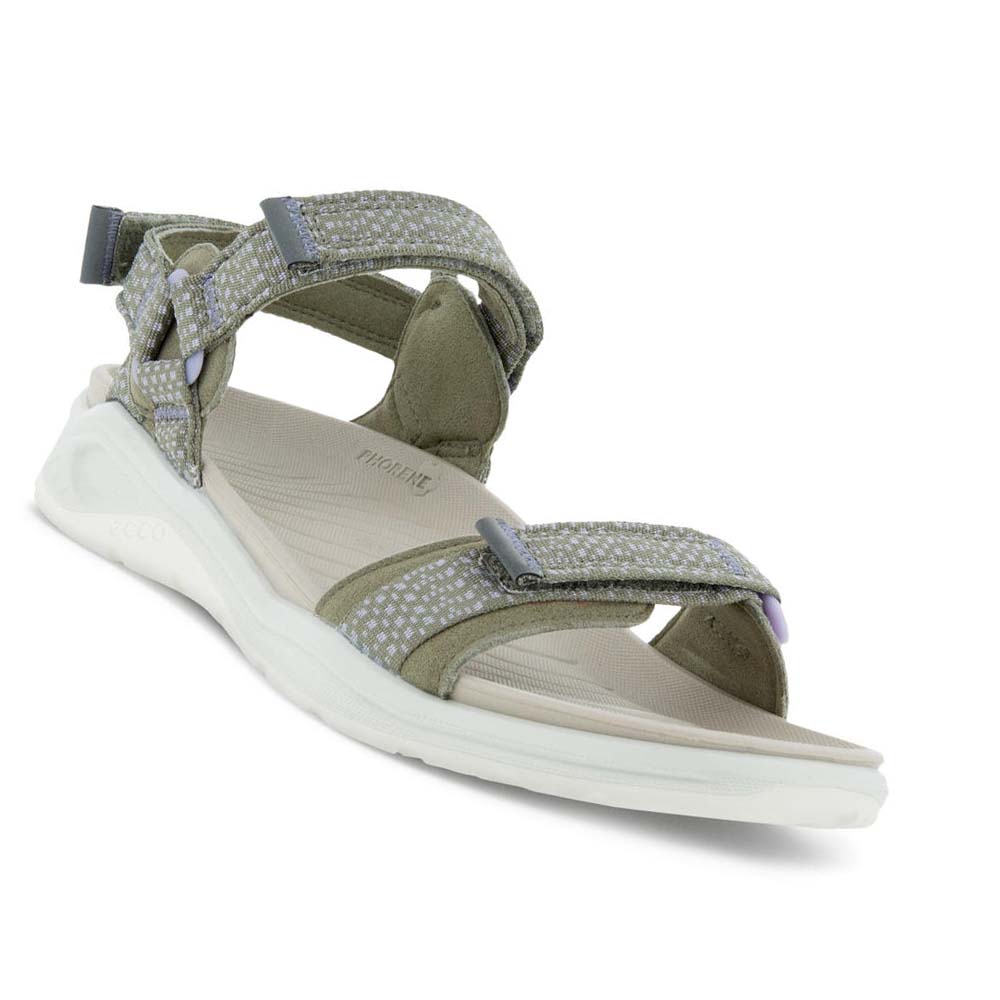 Women's Ecco X-trinsic 3s Waters Sandals Olive | USA 195MQZ